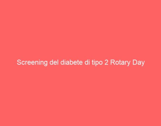 Screening del diabete di tipo 2 Rotary Day