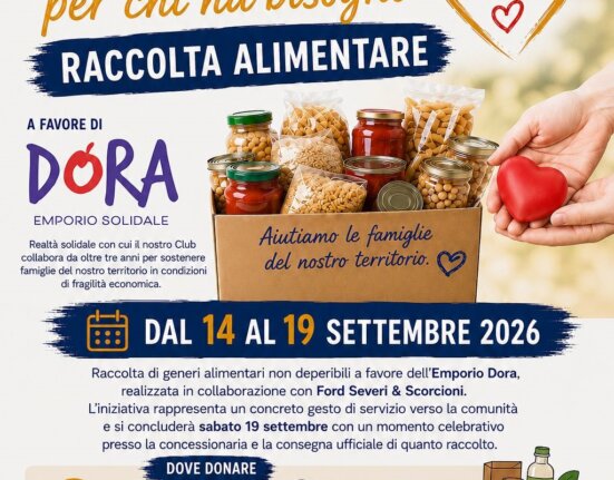 Raccolta Alimentare a favore di DORIA Emporio Solidale