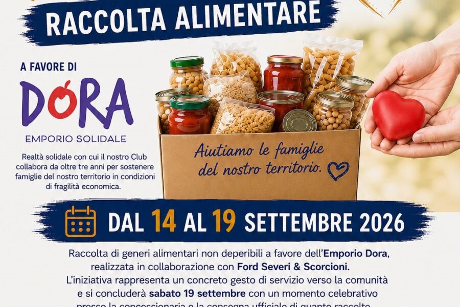 Raccolta Alimentare a favore di DORIA Emporio Solidale
